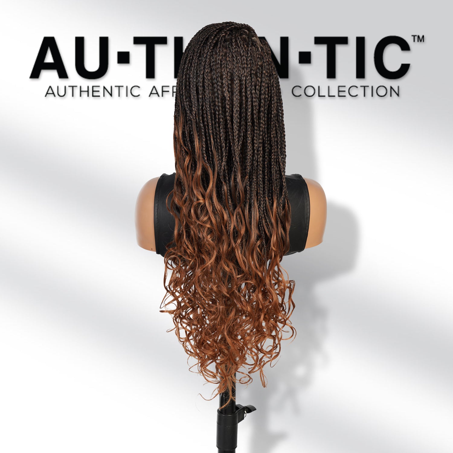 Authentic Glueless Full Lace Braided Wig Small Knotless Goddess Box Braids French curl Curly Tips 1B/30 28" BW Unit8