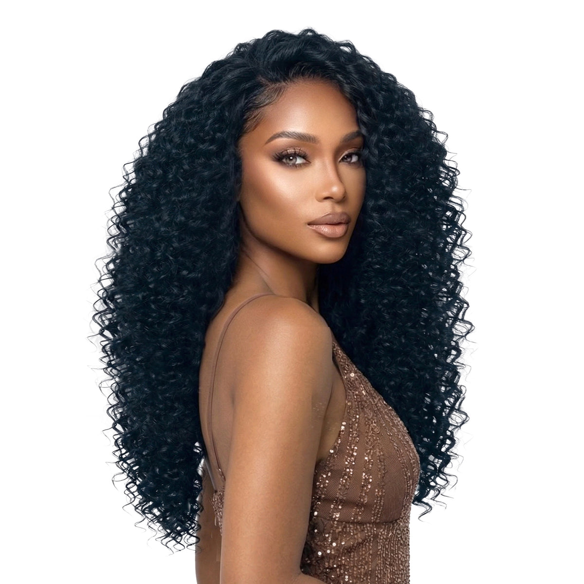 The Stylist Game Changer Human Hair Blend Feather Crochet Water Wave 22" (100 Strands/ 50 Strings)