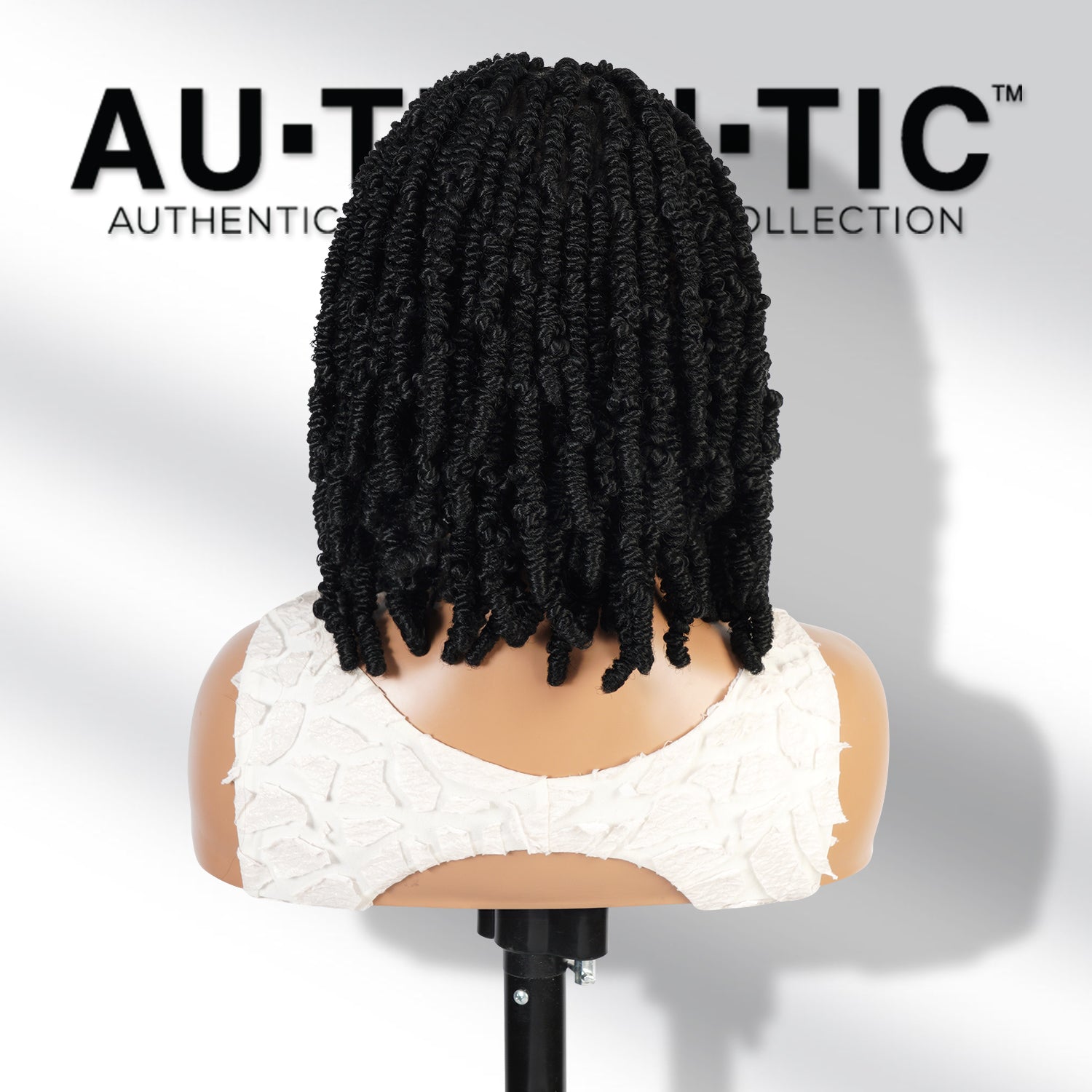 Authentic Glueless Full Lace Braided Wig Passion Spring Twists 1B 12" BW Unit17