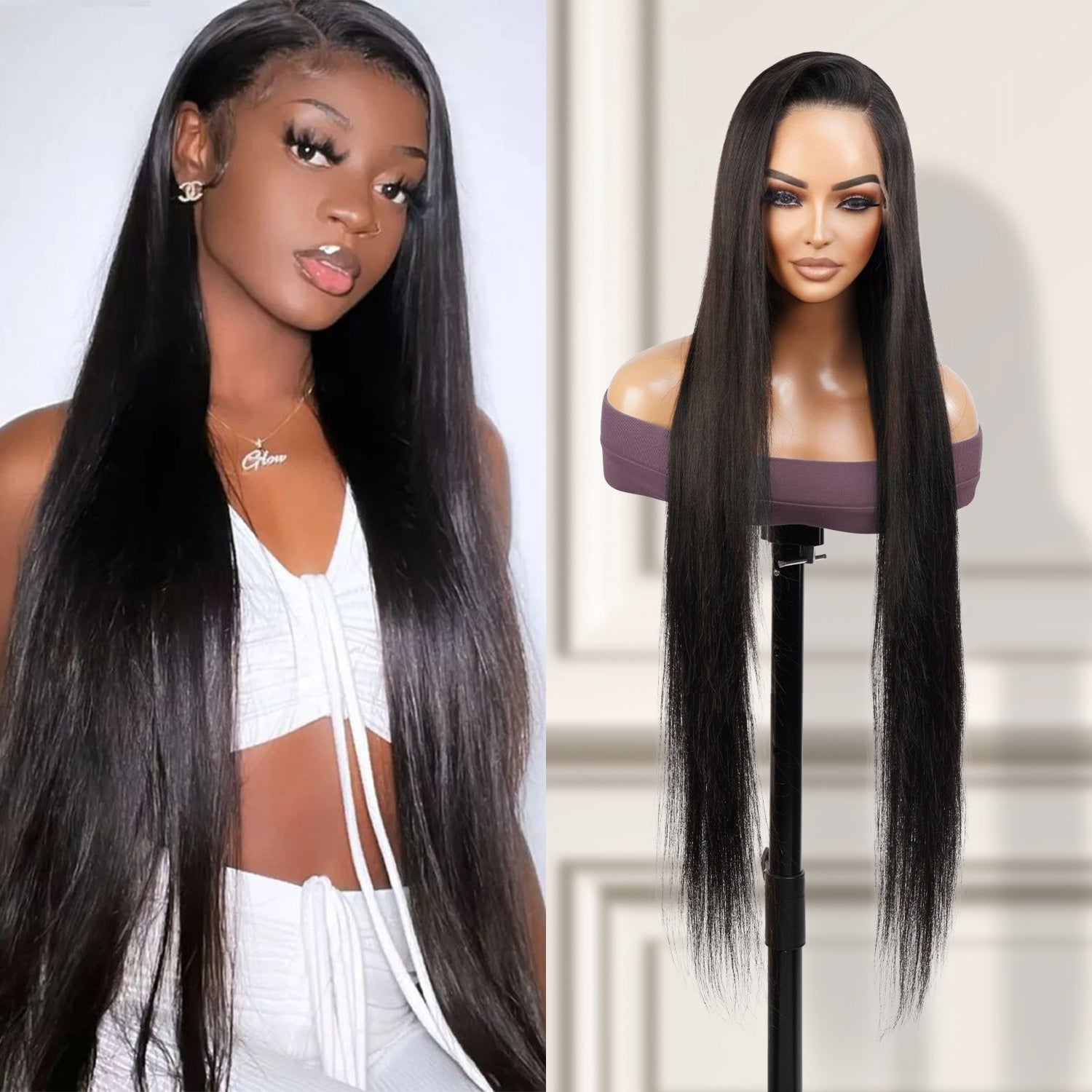 UpScale 100% Human Hair Glueless HD Swiss Lace 13x4 Lace 
