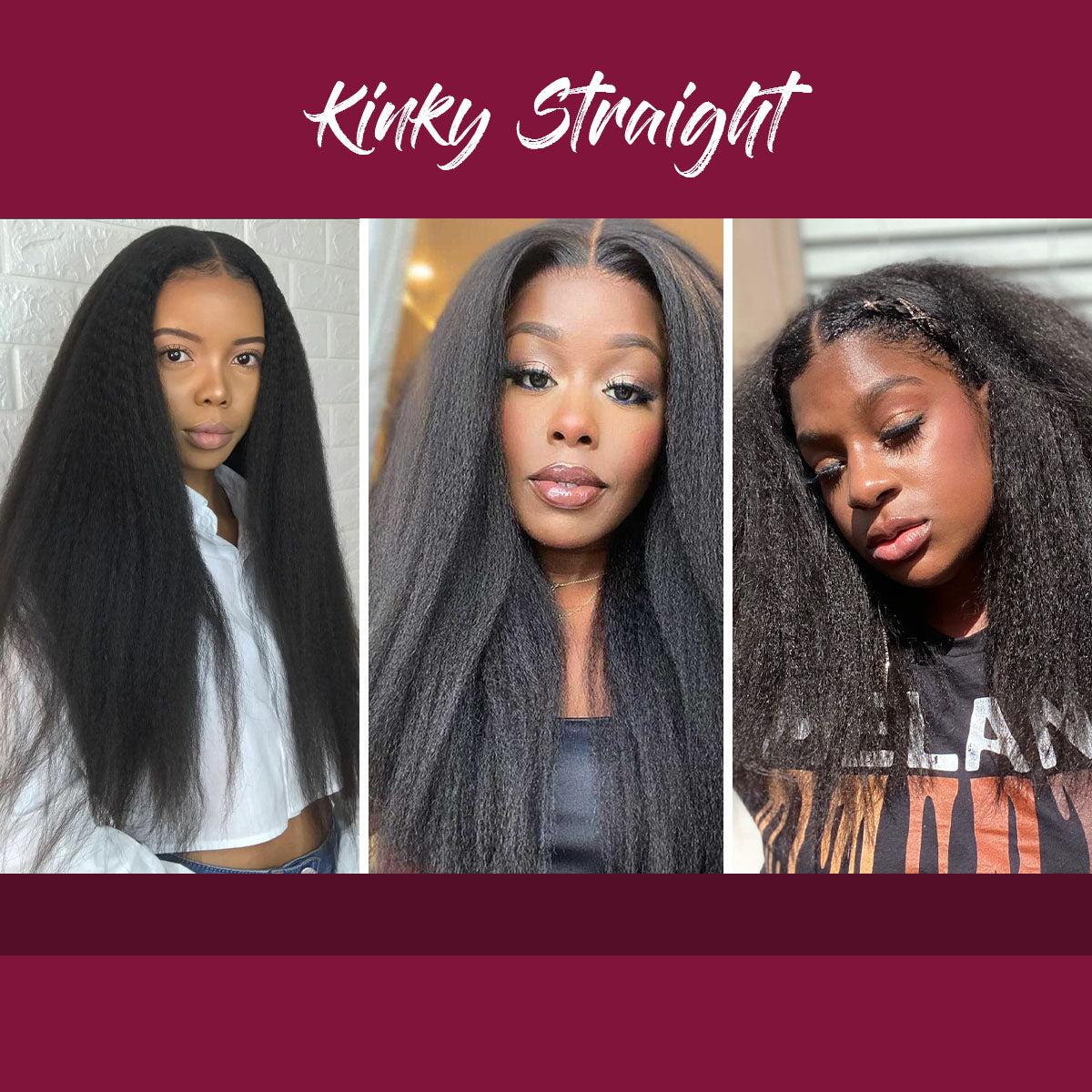 Starlet 100% Virgin Human Hair Unprocessed Brazilian Bundle Hair Weave Kinky Straight (14"-28")