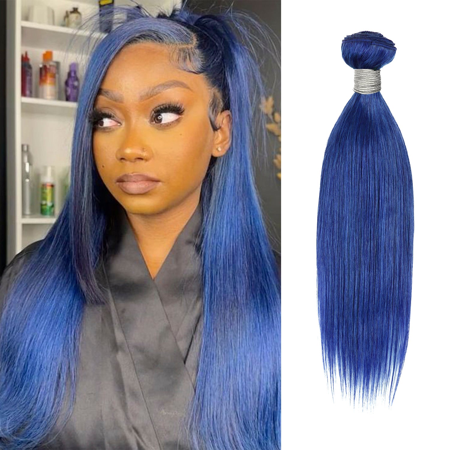 Uniq Hair 100% Virgin Human Hair Brazilian Bundle Hair Weave 