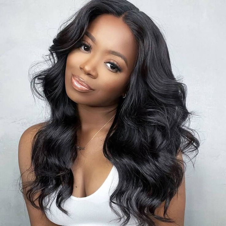 Upscale 100% Human Hair Full Lace Wig Body Wave 18"