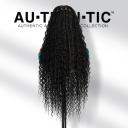 Authentic Glueless Full Lace Braided Wig Medium Knotless Boho Box Braid Deep Twist 1B 32" BW Unit3
