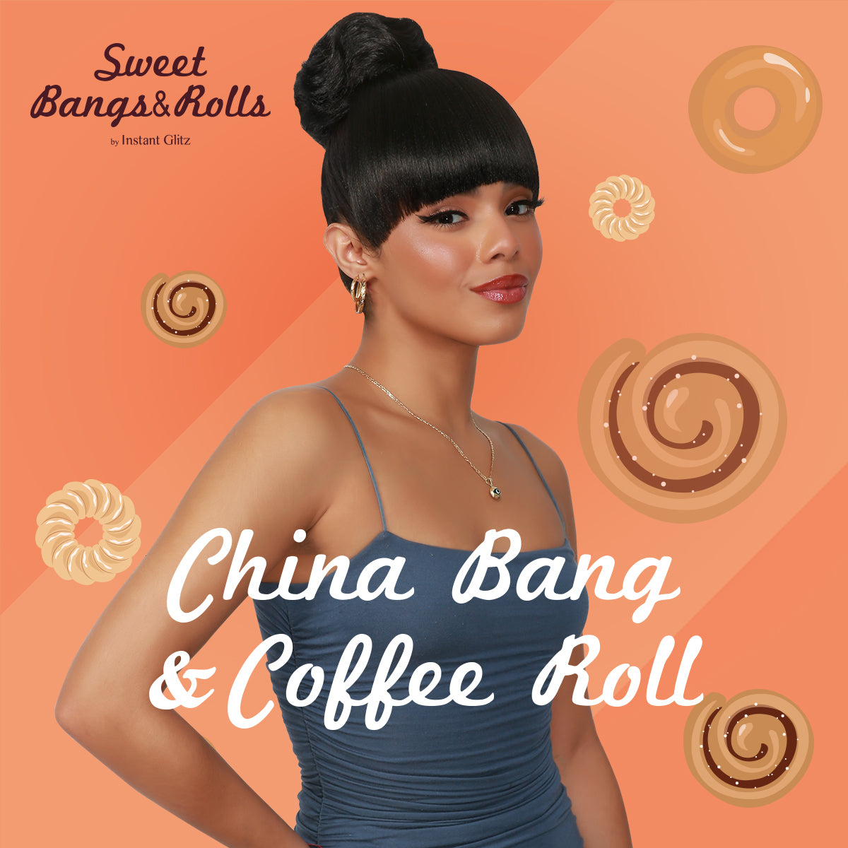 Combination, China Bang, Thick Bang, Doll Bang, Hair Piece, Natural Bun, Twist Bun, Dounut Bun, Medium Bun