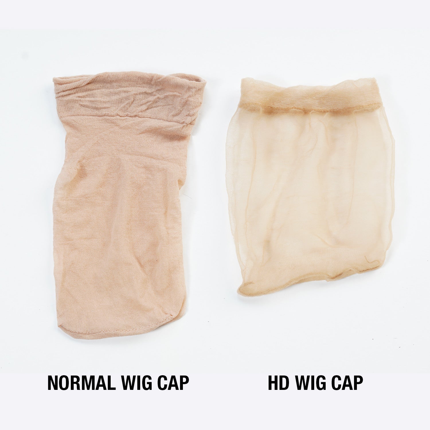 HD Wig Cap Ultra Thin Invisible Wig Cap for Bald Cap Method HD Beige 2pcs