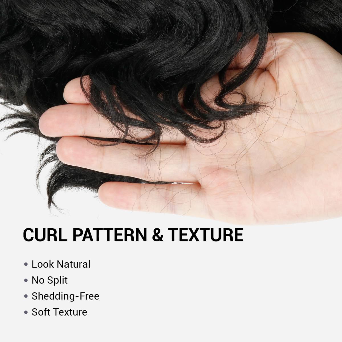 Authentic Curl Crush Synthetic Hair Crochet Braids 8X Value Pack Ocean Wave 8"