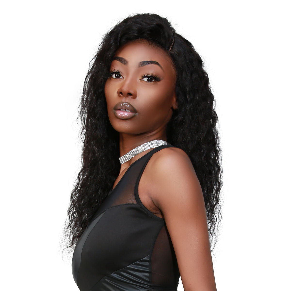 Human Hair, Lace Wig, 13x4, Frontal, Free Part, Deep Wave, Wet & Wavy, 20"