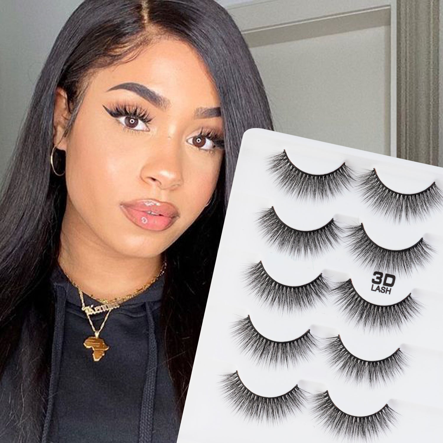 3D Cashmere Eyelashes Value Pack 5 Pairs (CF)