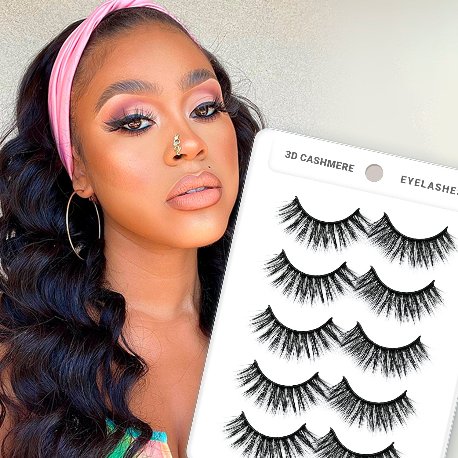 3D Cashmere Eyelashes Value Pack 5 Pairs (CG)