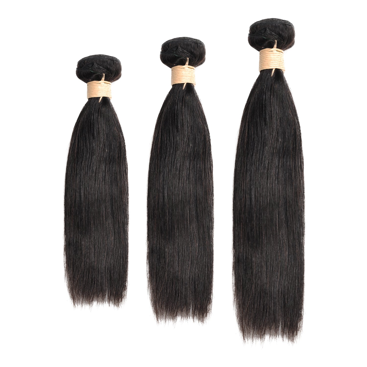 100% Virgin Remy Human Hair Unprocessed Brazilian Weave Natural Straight