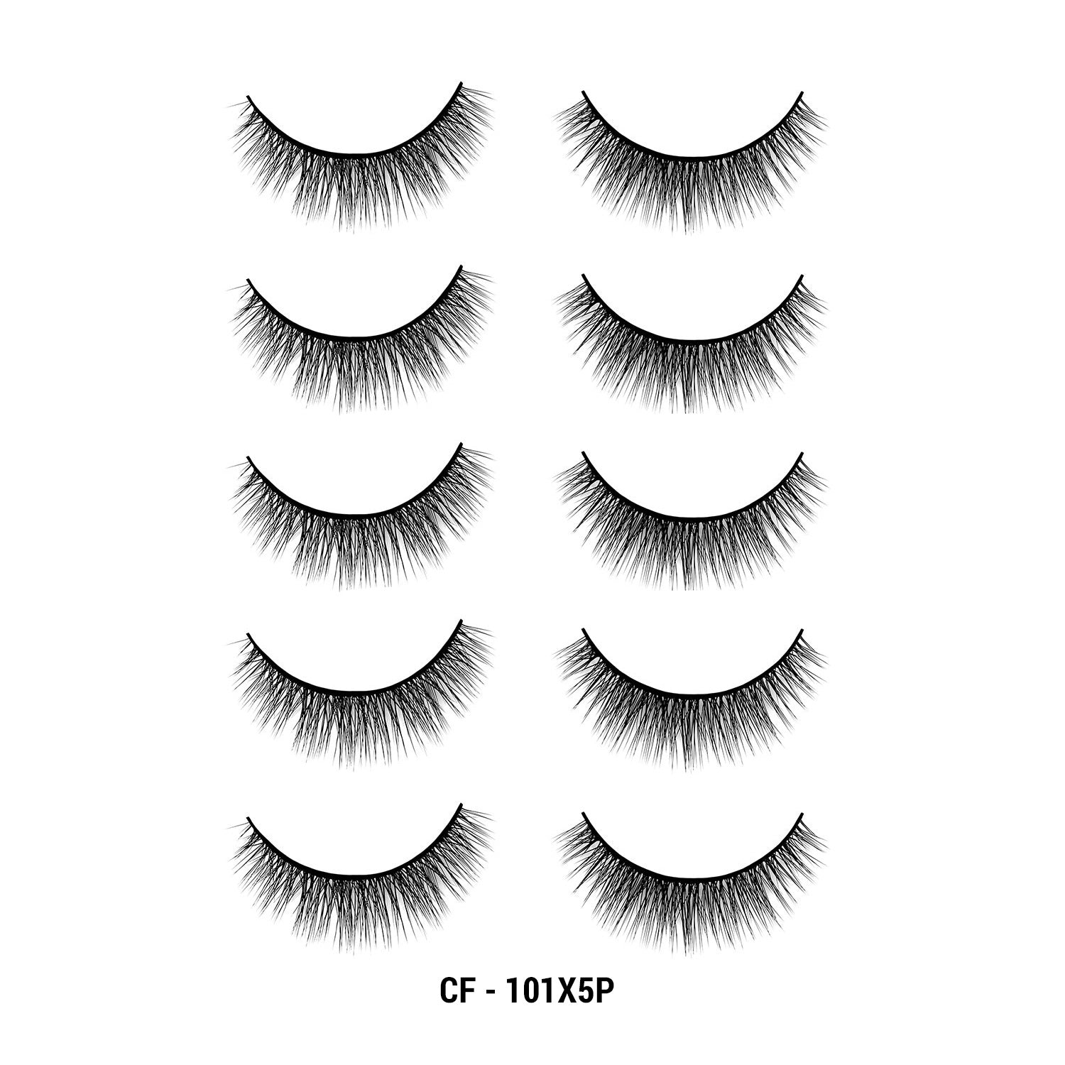 3D Cashmere Eyelashes Value Pack 5 Pairs (CF)