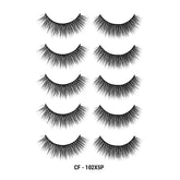 3D Cashmere Eyelashes Value Pack 5 Pairs (CF)