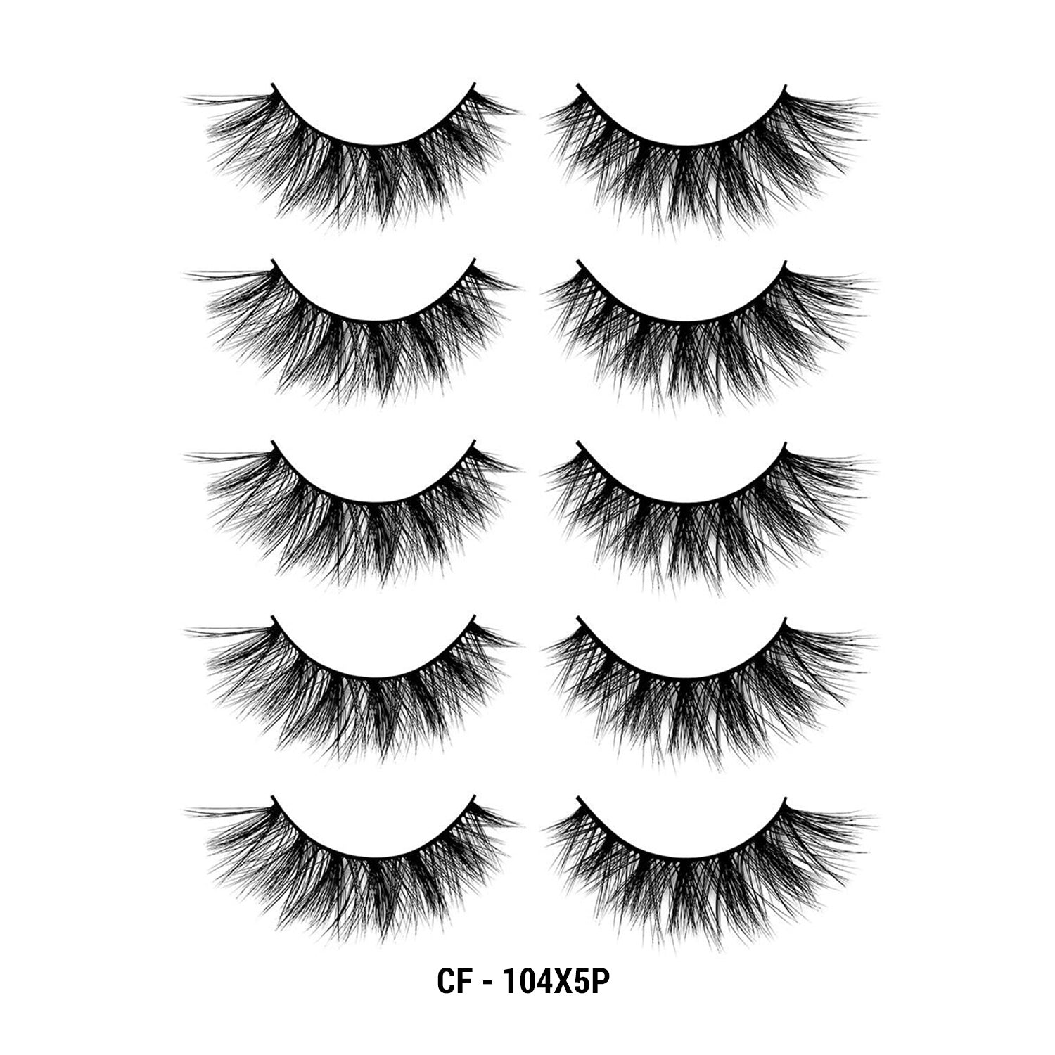 3D Cashmere Eyelashes Value Pack 5 Pairs (CF)