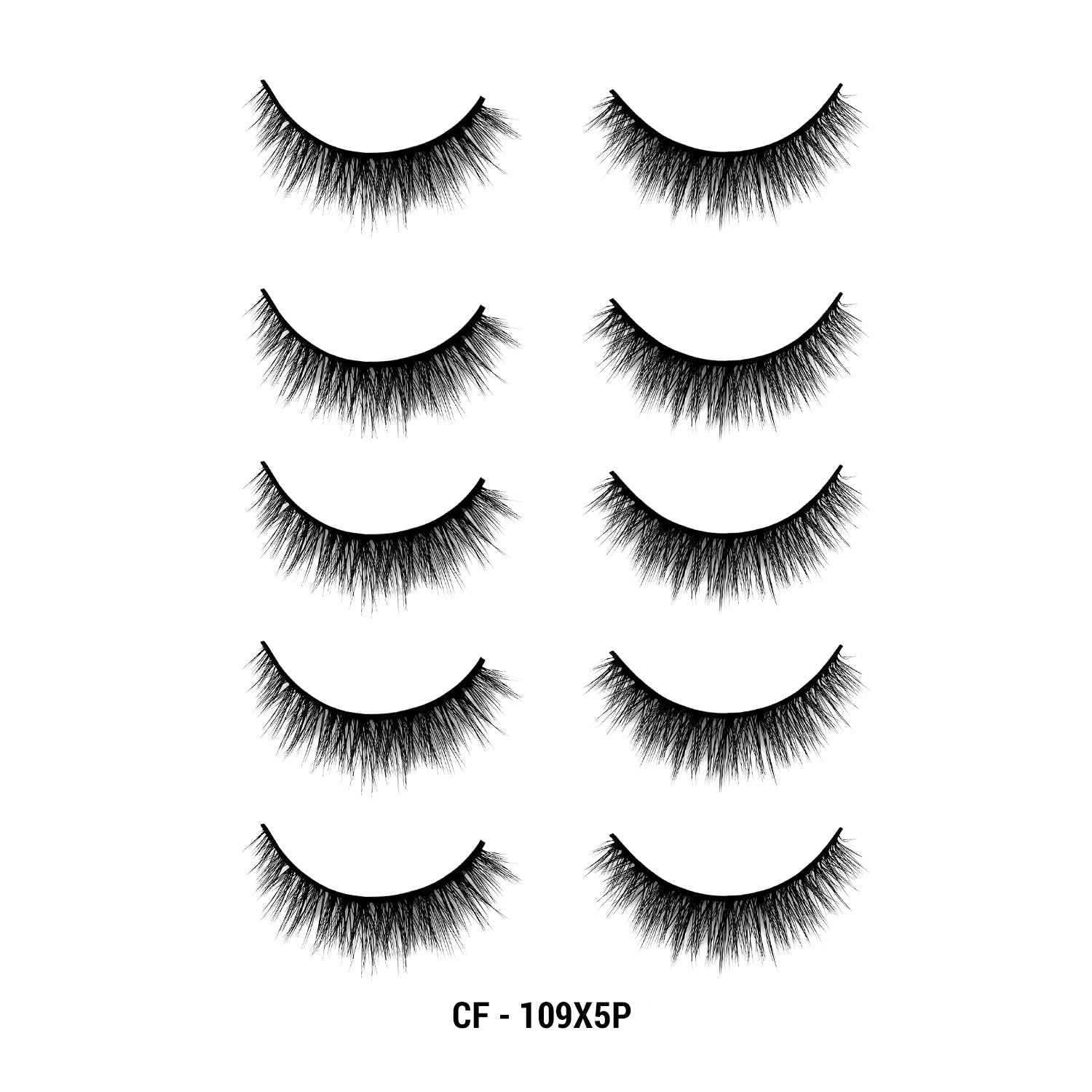 3D Cashmere Eyelashes Value Pack 5 Pairs (CF)
