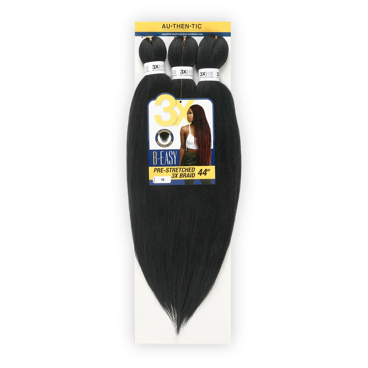 Authentic 3X B-Easy Pre-Stretched Braid 44" (EZ Braid)