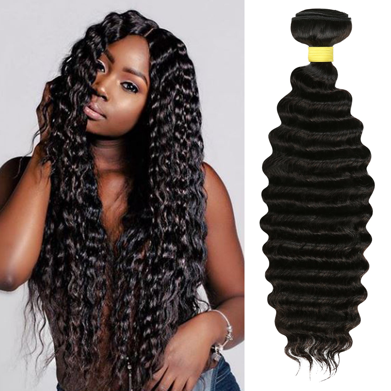 Upscale 100% Virgin Human Hair Unprocessed Bundle Hair Weave Pineapple Wave