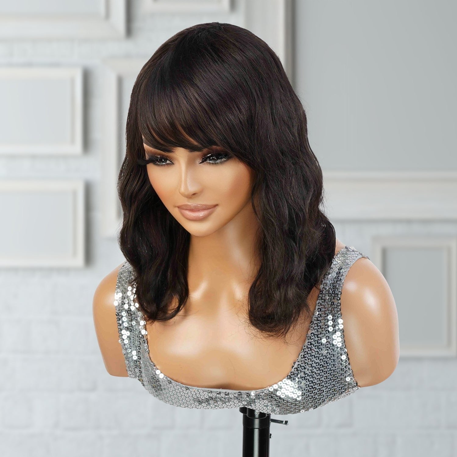 100% Virgin Human Hair Wig 1642