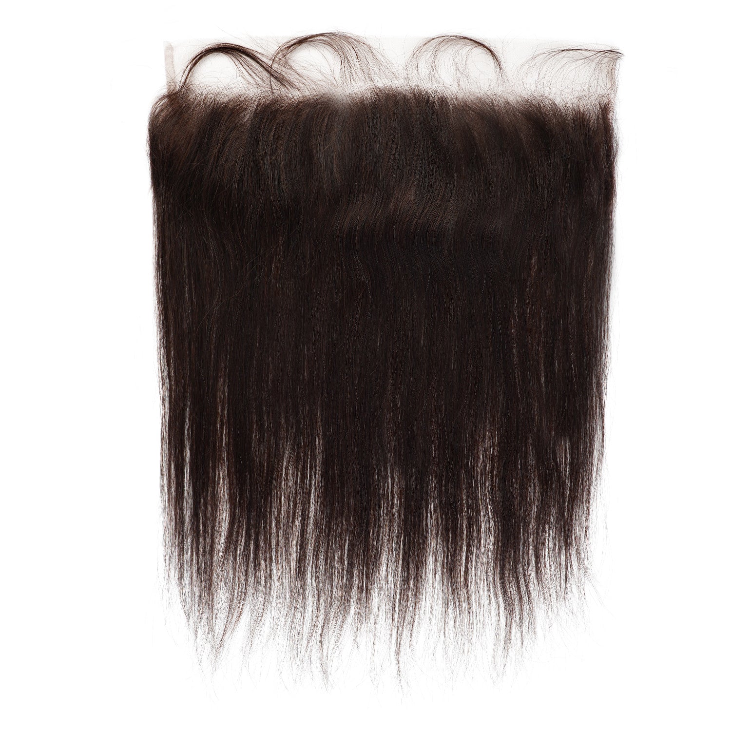 Unprocessed Virgin Human Hair Weave 13x4 Lace Closure 7A Straight (Pre-Plucked With Baby Hair)