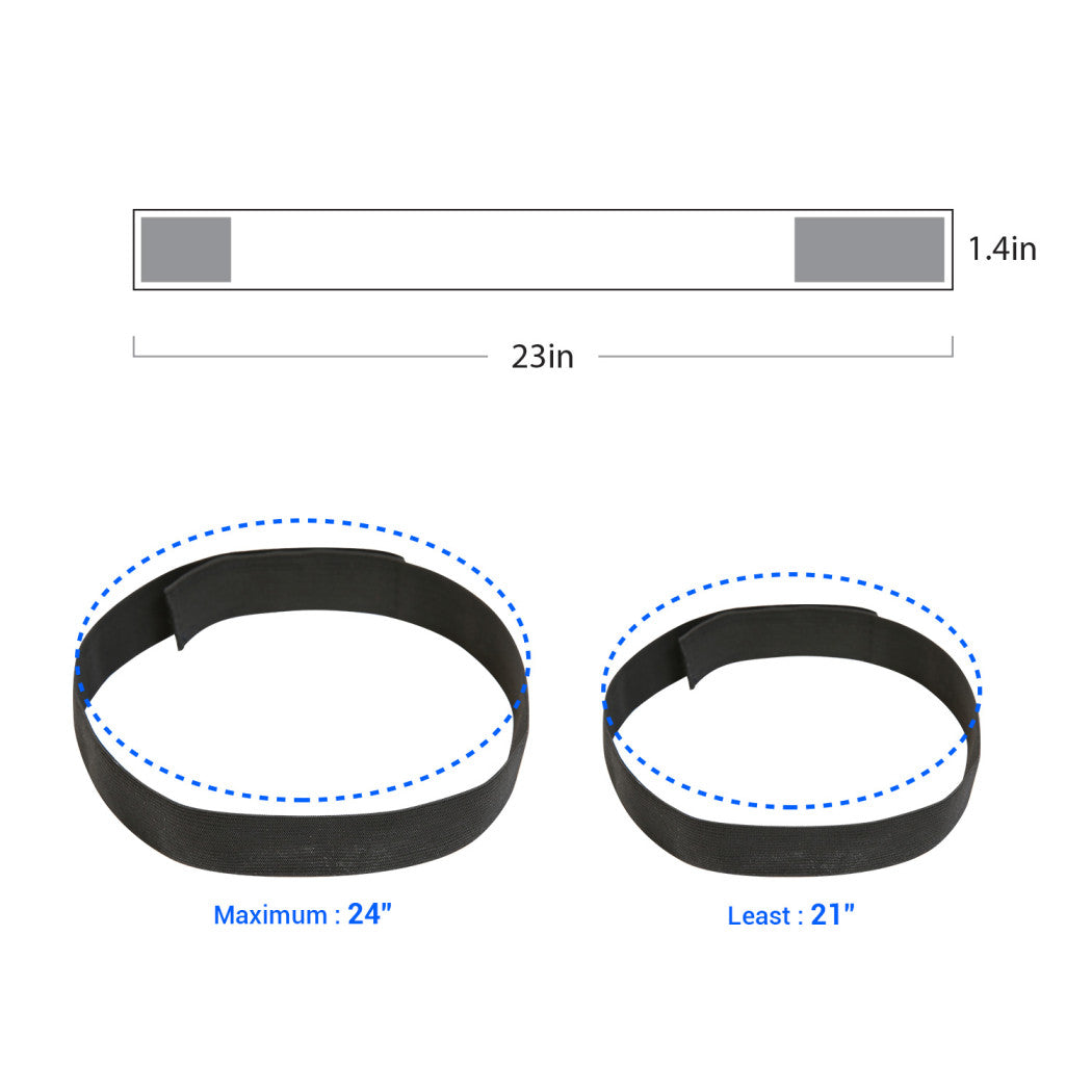 Studio Limited Elastic Velcro Lace Melting Band Edge Band 1PC