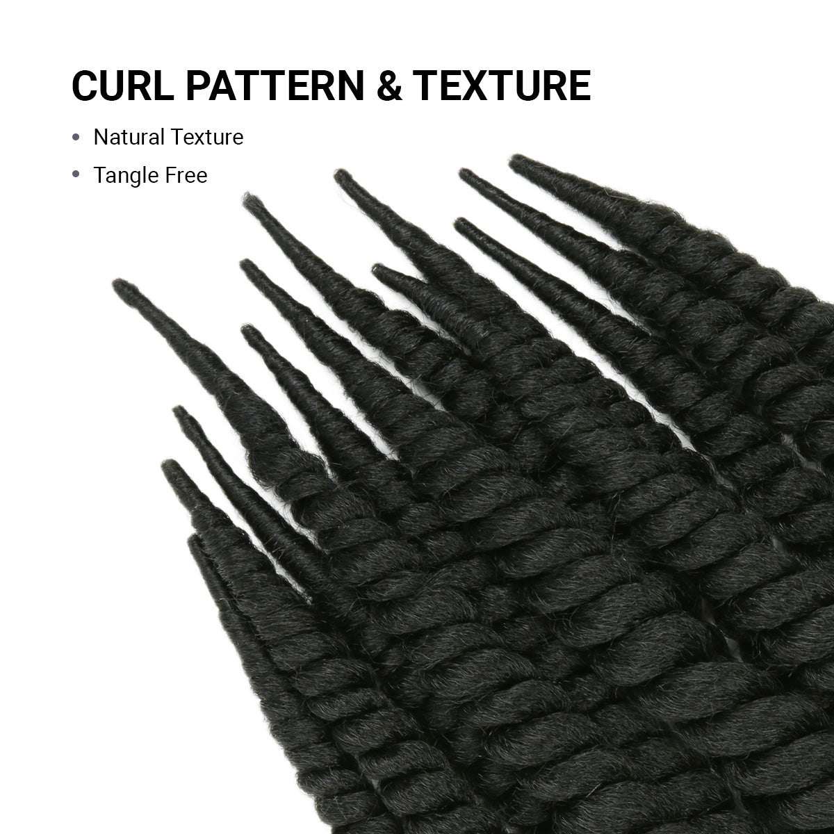 Authentic Crochet Braids Pre-Looped 6X Value Pack Double Jumbo Senegalese Twist 12"
