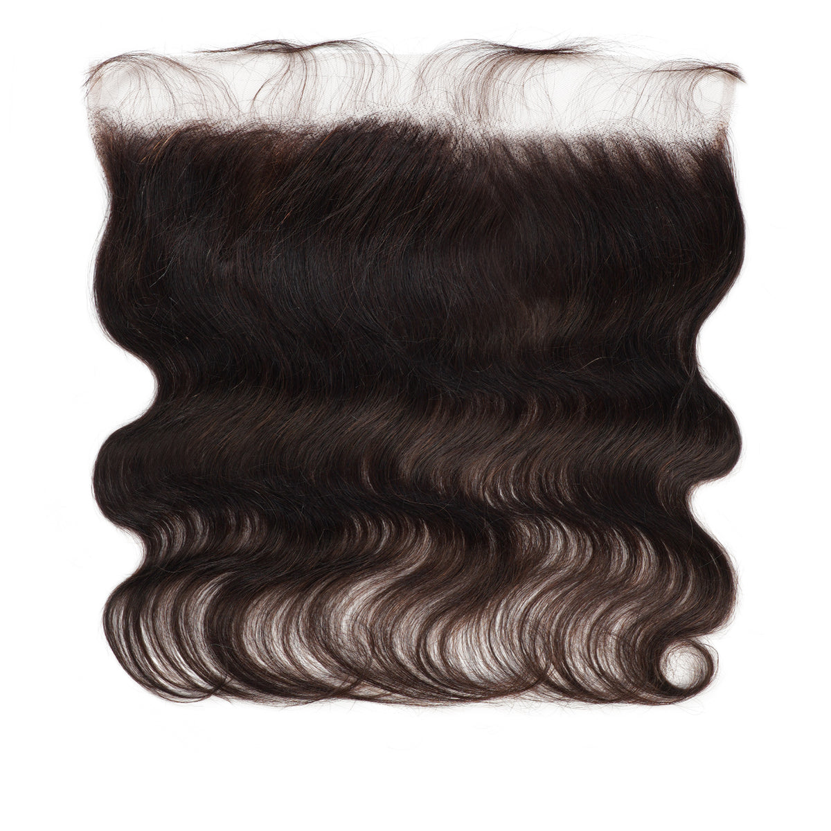 Unprocessed Virgin Human Hair Weave 13x4 Lace Closure 7A Body Wave (Pre-Plucked With Baby Hair)