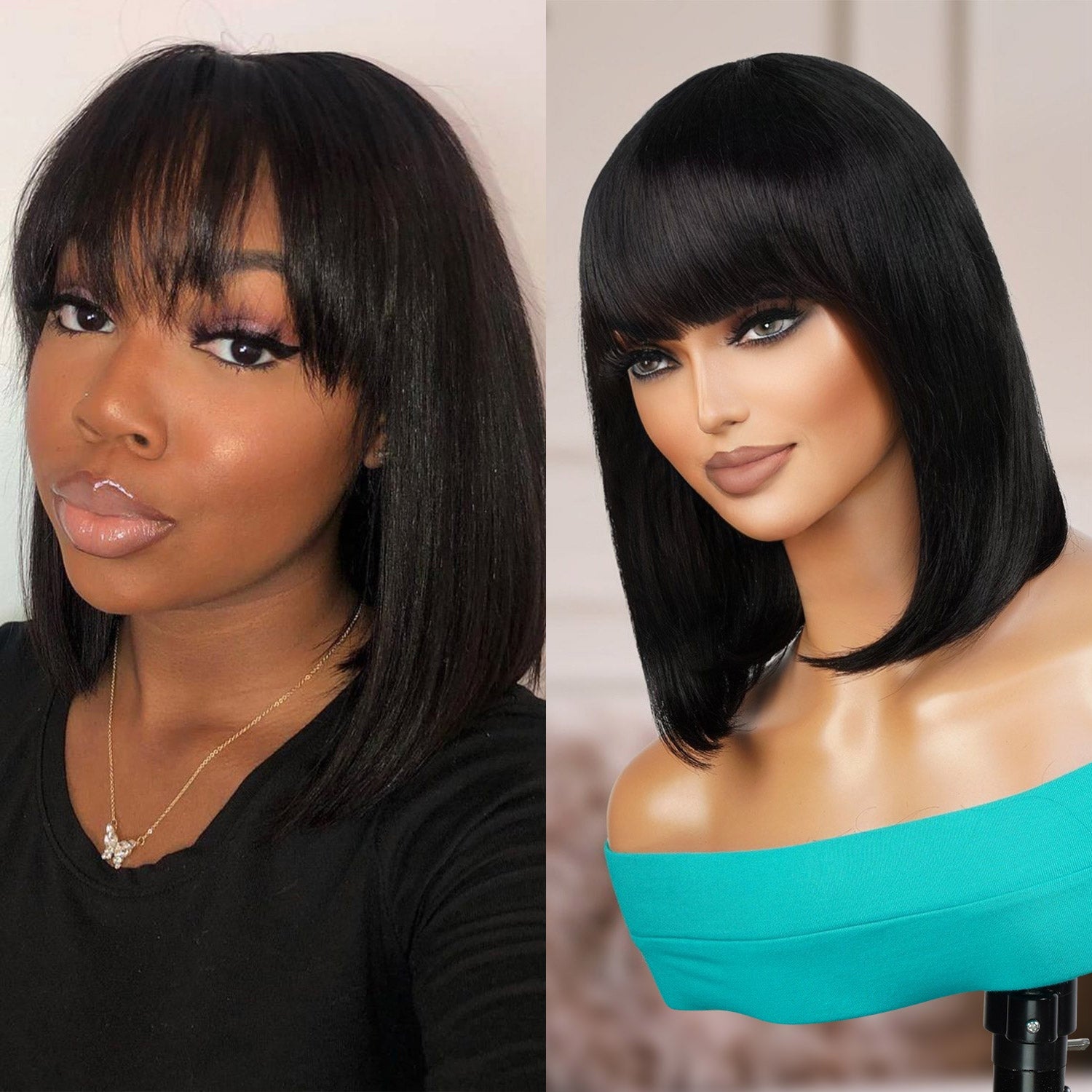 Instant Fab 100% Human Hair Wig Spinel