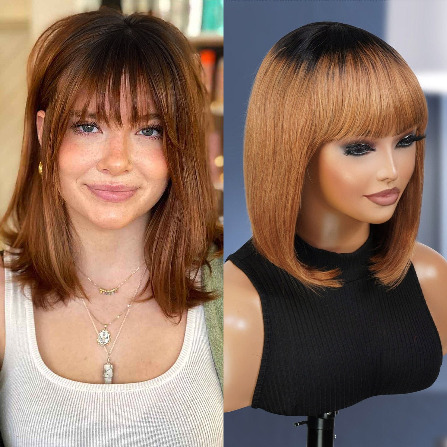 Instant Fab 100% Human Hair Wig Spinel