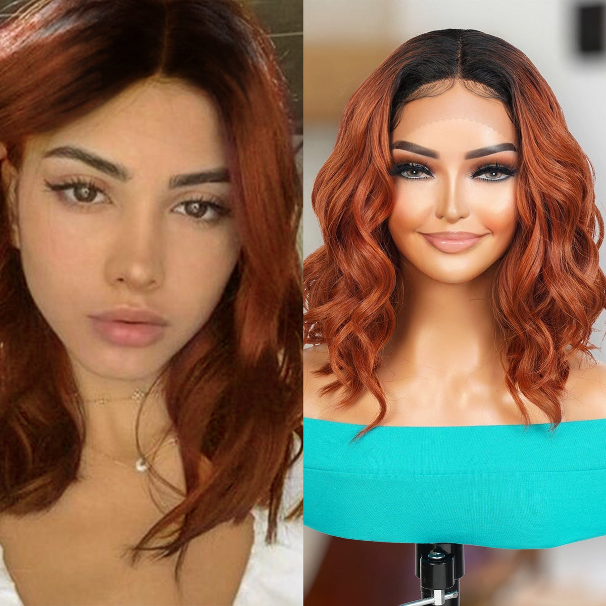 Introducing our stunning loose deep wave bob wig! Made with high-quality heat-resistant synthetic fibers, this wig features a middle center part Swiss lace front design for a natural-looking hairline. The wavy curly style adds volume and dimension to your hair, while the 12-inch length and bob cut offer a trendy touch. Perfect for black women, this easy-to-wear and style wig is a must-have for any occasion. Shop now for ultimate style and versatility!
