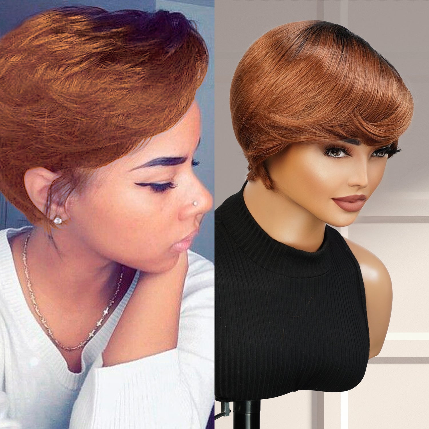 Instant Fab 100% Human Hair Wig Crystal