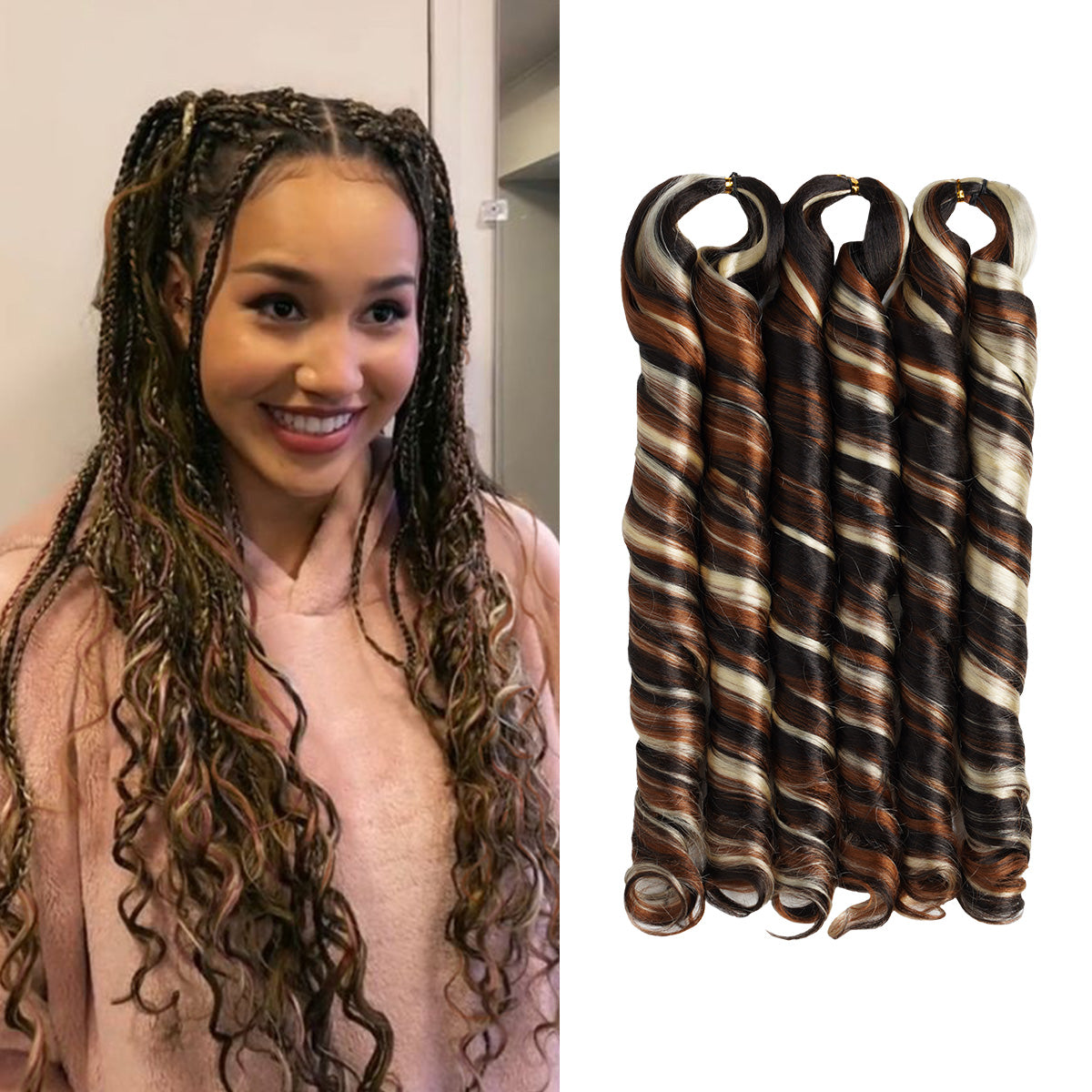 Authentic 3X Value Pack French Curl Braid 22"