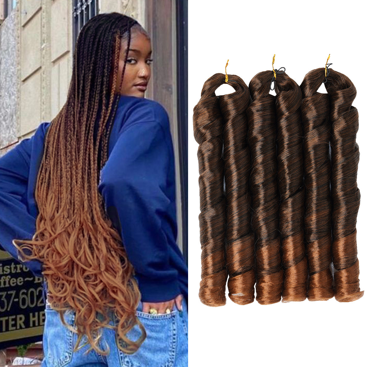 Authentic 3X Value Pack French Curl Braid 22"