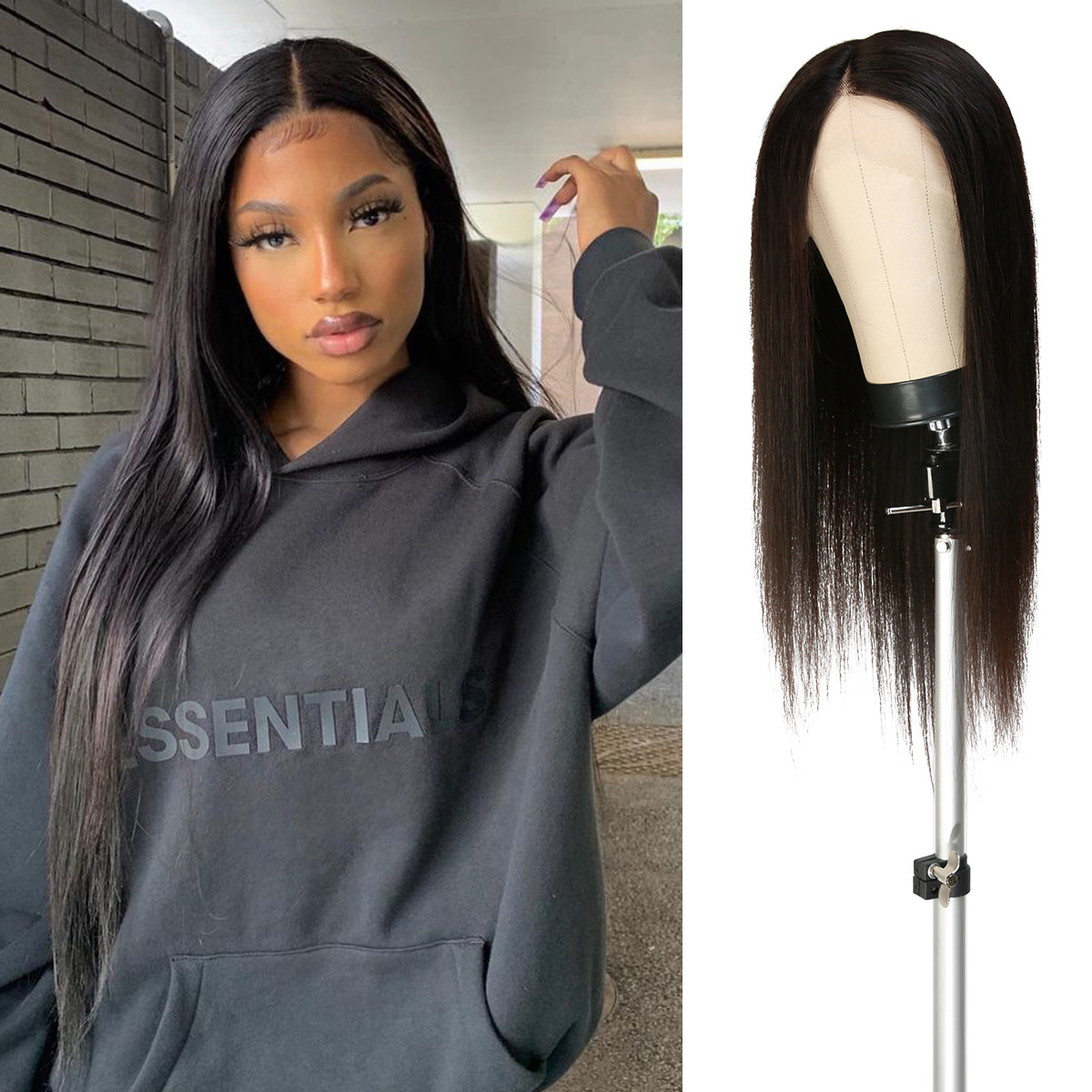 The T part wig is one of the most affordable wig types, We don't need to spend much time customizing the hairline and parting space, Silky smooth texture, Light weight, Natural Looking, Soft, Heathly, Tangle Free & No Shedding, No additional plucking required, The wig comes ready to use, It can be dye, bleach and perm as you want.