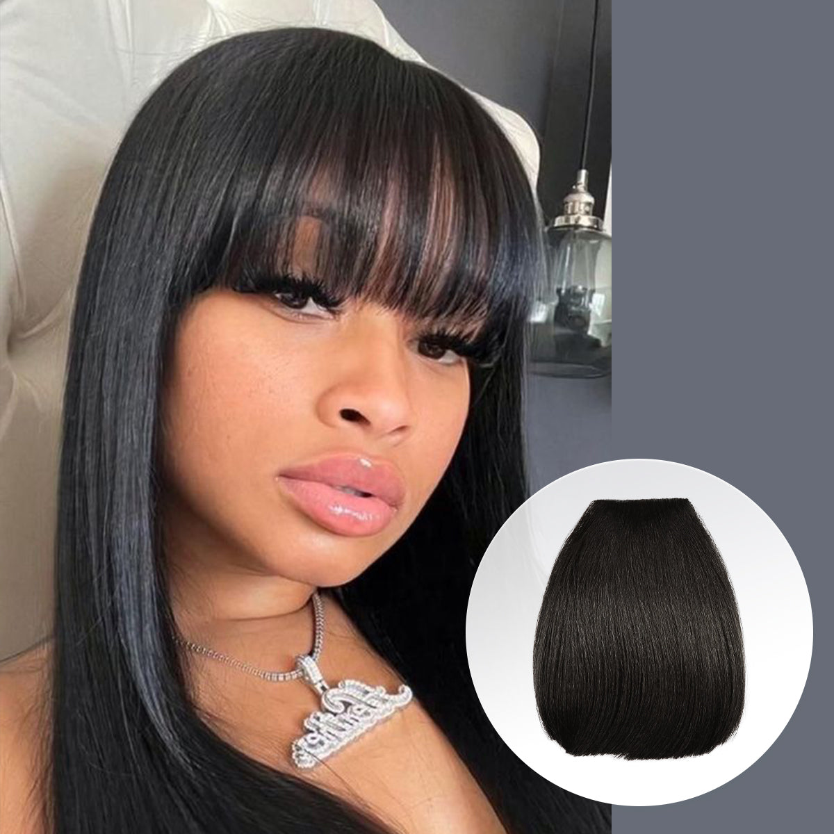Instant Glitz Synthetic Hair Bang Sweet Bangs China Bang