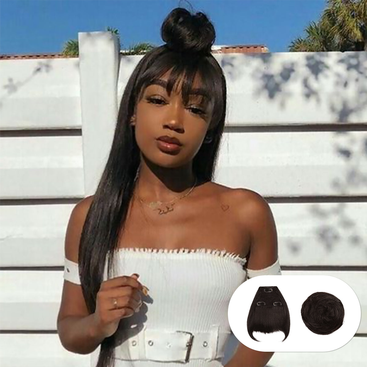 Instant Glitz Sweet Rolls Fringe Bang & Coffee Roll Bun