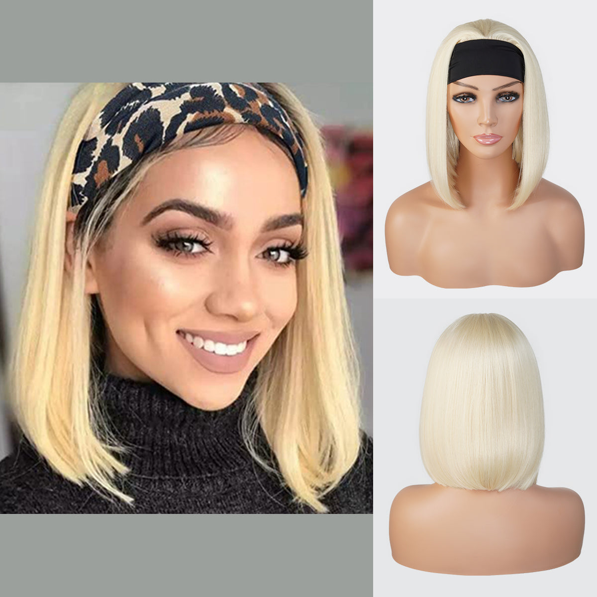 Studio Cut by Pros Glueless None Lace Headband Wig HBW001