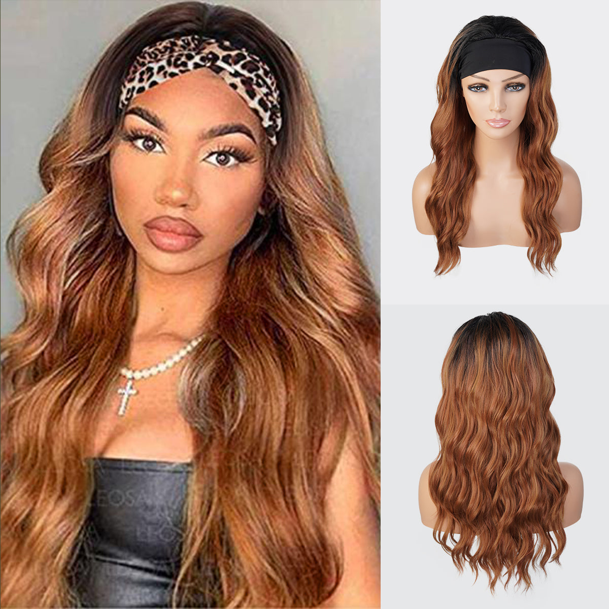 Studio Cut by Pros Glueless None Lace Headband Wig HBW004