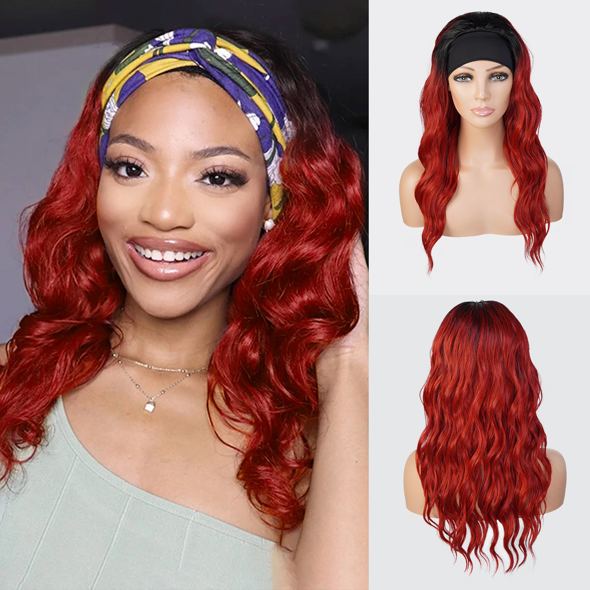 Studio Cut by Pros Glueless None Lace Headband Wig HBW004