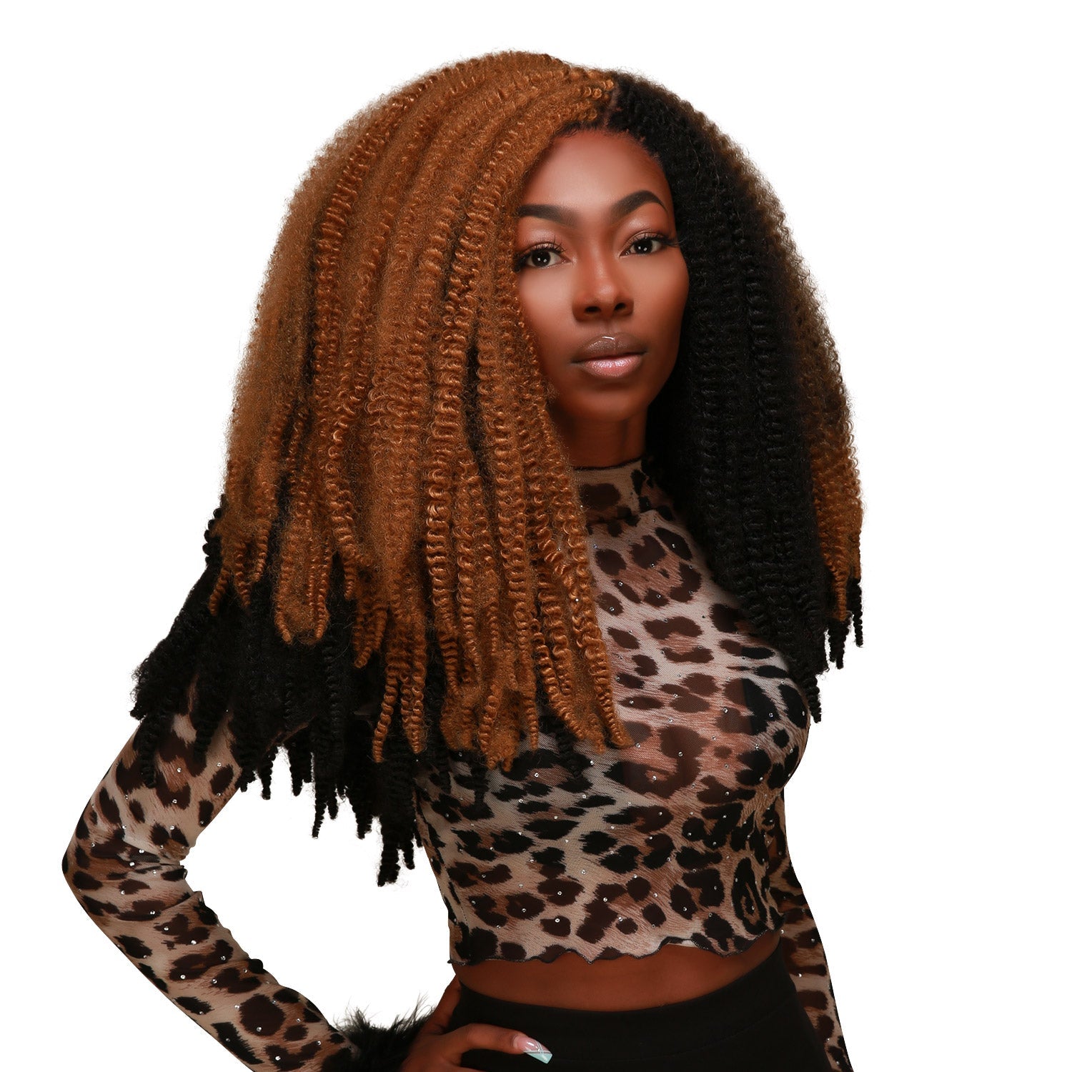 Authentic Synthetic Hair Crochet Braids Pre-Looped Afro Twist 18"