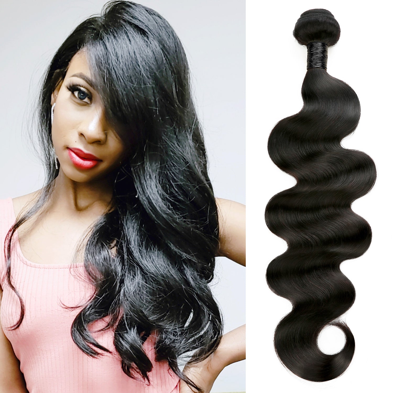 Diva Queen 100% Virgin Human Hair Unprocessed Brazilian Weave Natural Body Wave