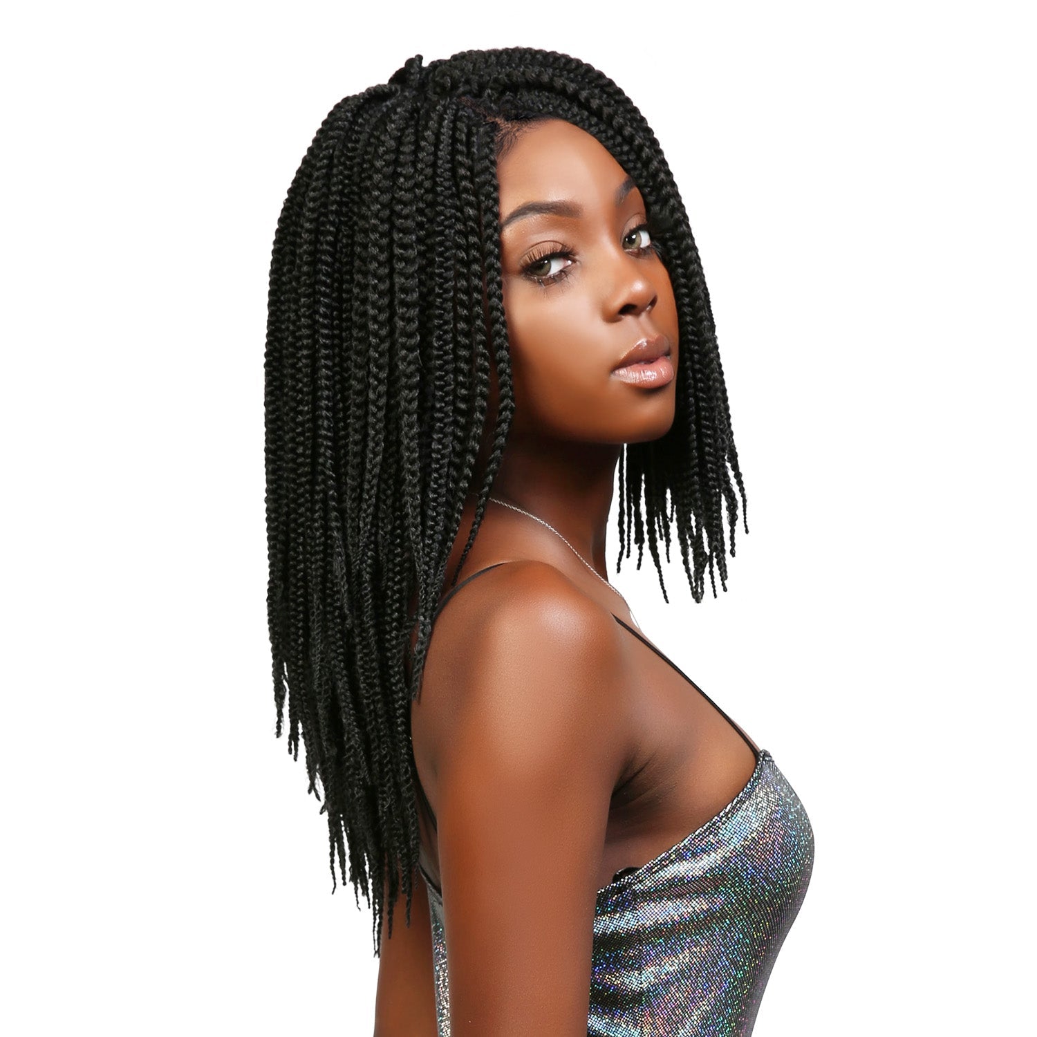 Authentic Synthetic Hair Crochet Braid Pre-Looped Box Braid 12"