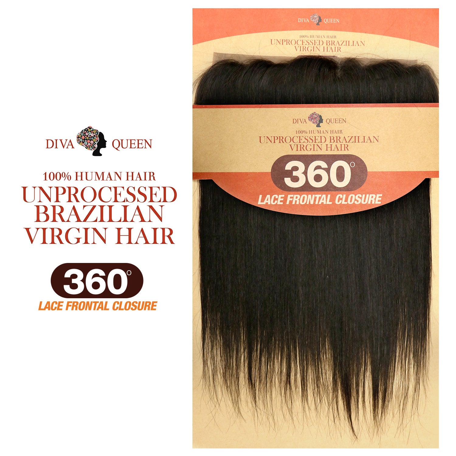 Unprocessed Brazilian Virgin Remy Human Hair Weave 360 Lace 