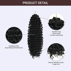 Authentic Synthetic Hair Crochet Braids Brazilian Twist 20"