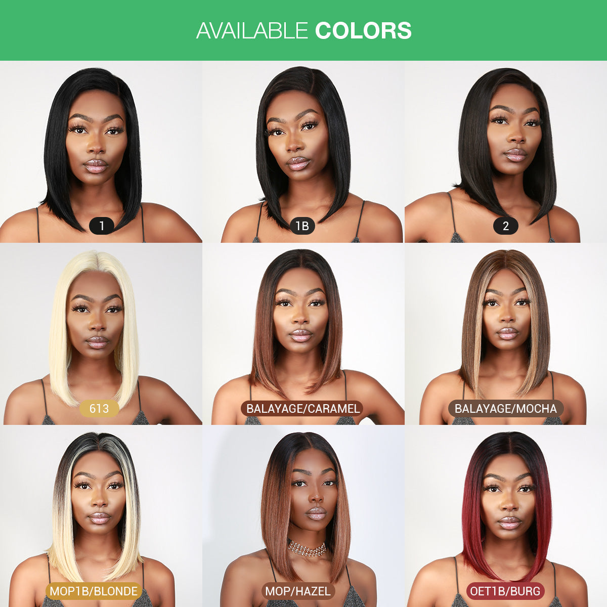 Multi-Parting, 13X6, Human Hair Blend, Frontal Wig, Invisible Lace, Pre-Plucked, Long Angled Bob, Shoulder-Length Bob,