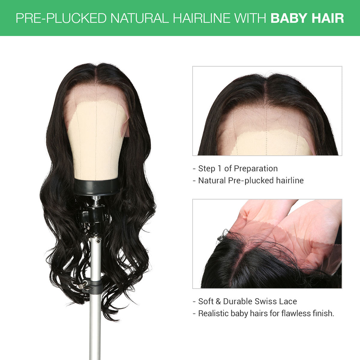 Multi-Parting, 13X6, Human Hair Blend, Frontal Wig, Invisible Lace, Pre-Plucked, Long Loose Curl, Layered Curls,