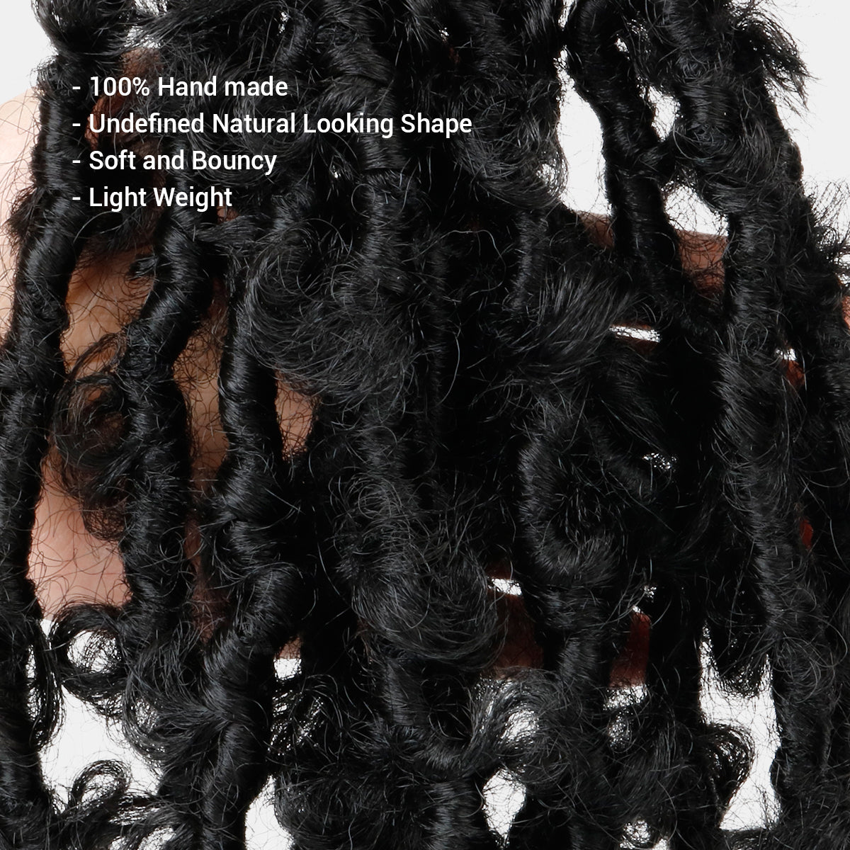 Authentic Synthetic Hair Pre-Looped 6X Value Pack Butterfly Locs 12"