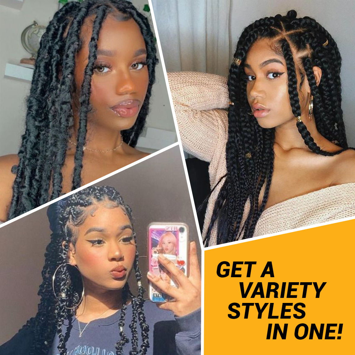 Authentic Brazilian Wool Hair Yarn for Braids
