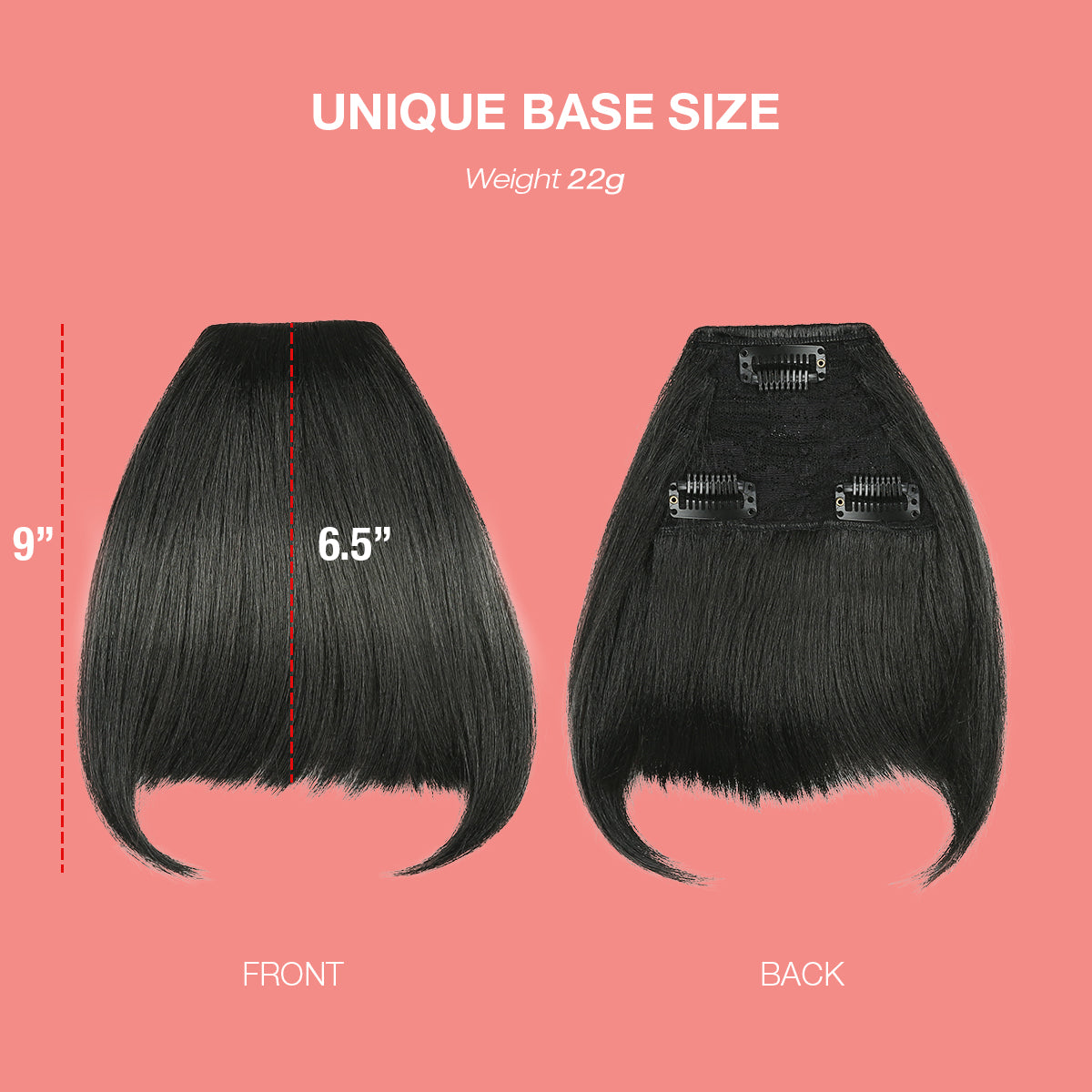 Fringe Bang, China Bang, Thick Bang, Doll Bang, Hair Piece