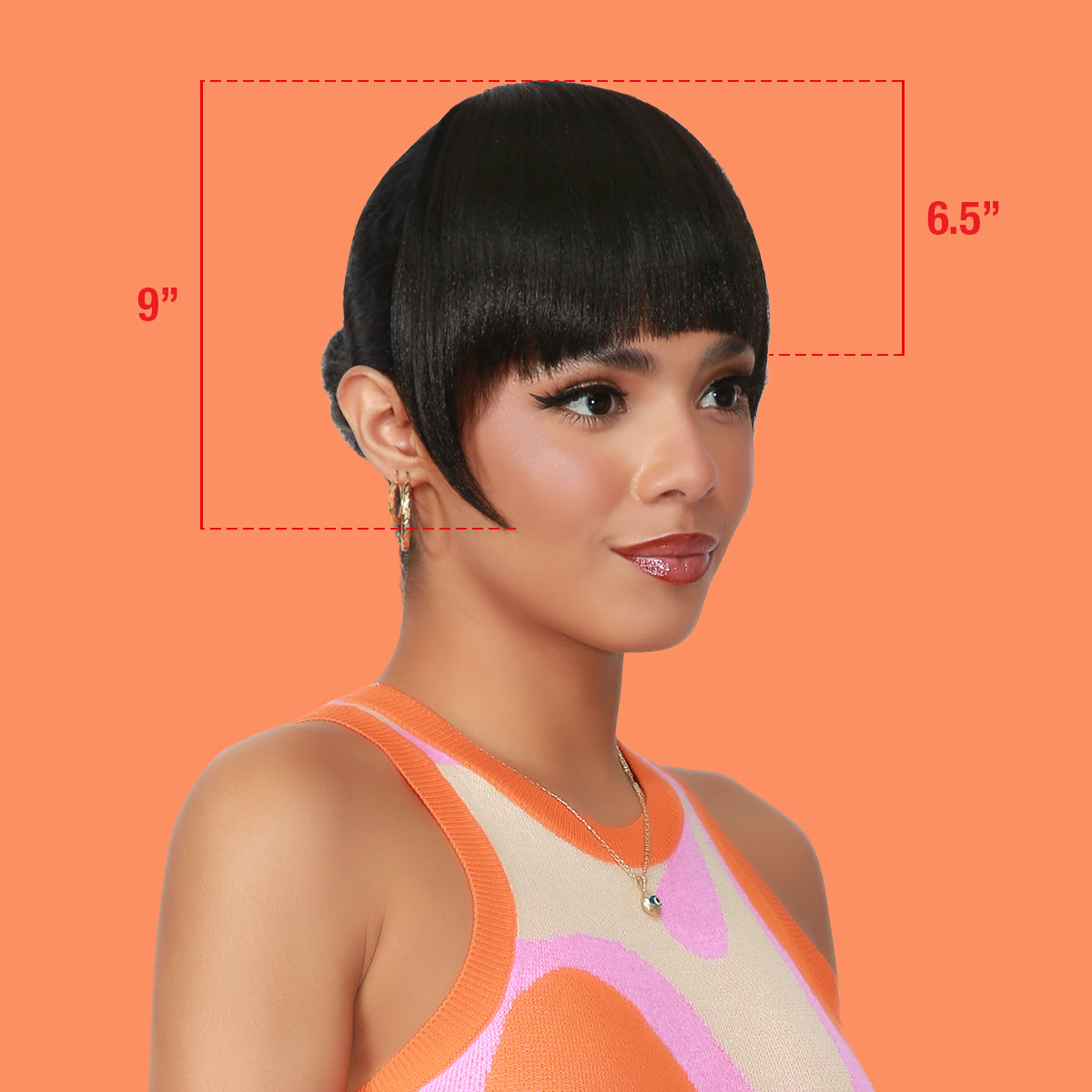 Fringe Bang, China Bang, Thick Bang, Doll Bang, Hair Piece