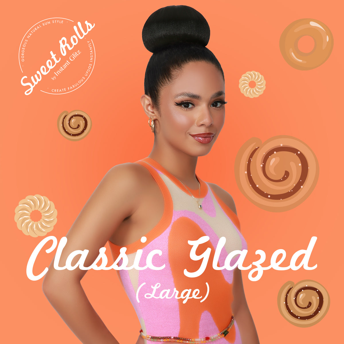 Classic Glazed, Dounut Bun, Large Bun
